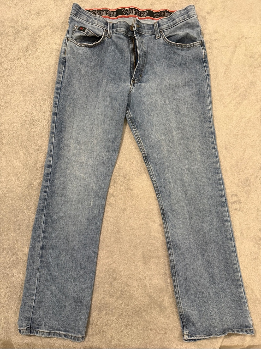 Wrangler 20X Style 02 Slim Fit Men’s Jeans 36x32 Light Wash Denim
